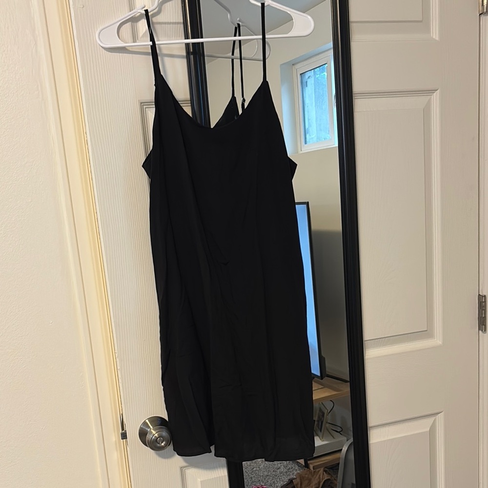 Black Spaghetti Strap Dress